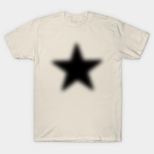 Black Blurry Star T-Shirt